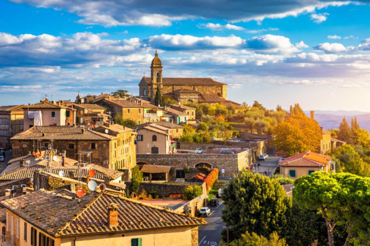 Vista della Montagna Spaccata con il mare, includi Gaeta